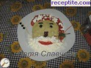Дядо Коледа от картофено пюре