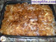 Баница от готови кори на охлюви