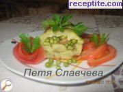 Картофено руло с плънка от грах