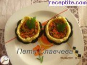 Кошнички от картофи с ориз и грах