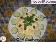 Салата от зеле и моркови с майонеза